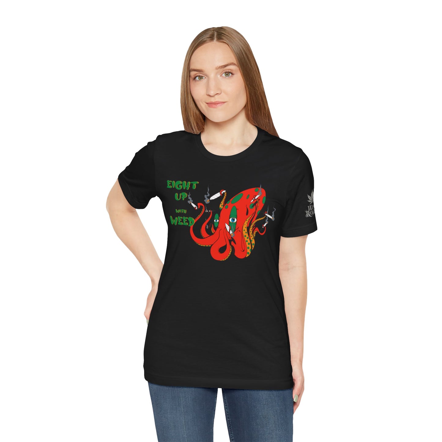 Eight Up Octopus Tee - Premium Airlume Cotton Cannabis Culture Streetwear