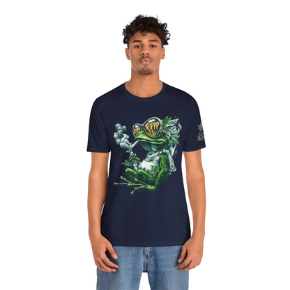 RIPPP IT Cosmic Frog Tee - Premium Airlume Cotton Cannabis Culture Streetwear
