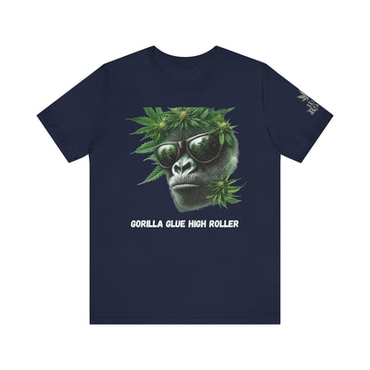 Gorilla Glue Elite Tee - Premium Airlume Cotton Cannabis Strain Culture Black Shirt