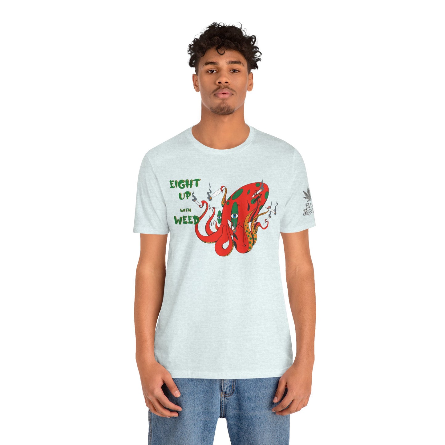Eight Up Octopus Tee - Premium Airlume Cotton Cannabis Culture Streetwear