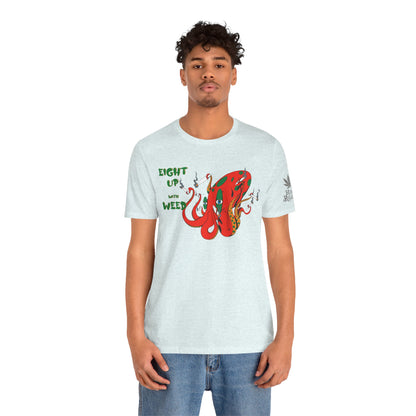 Eight Up Octopus Tee - Premium Airlume Cotton Cannabis Culture Streetwear