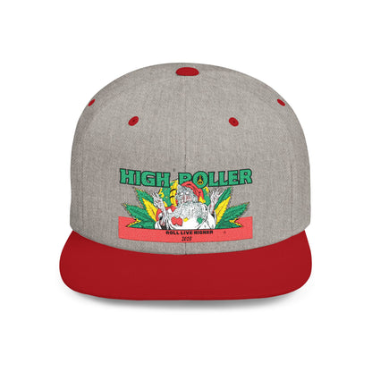 HIGH ROLLER Cannabis Culture Snapback Cap