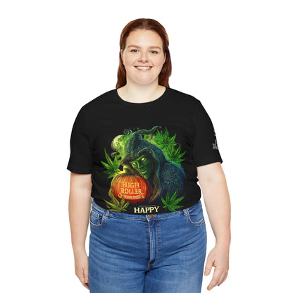 Cannabis Witch's Brew Halloween T-Shirt - Premium Spooky 420 Black Edition Apparel"