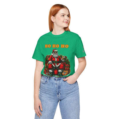 Ho Ho Ho Lot Of Weed Premium Cannabis Christmas T-Shirt