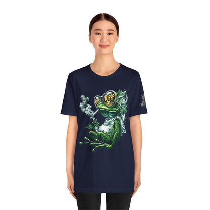 RIPPP IT Cosmic Frog Tee - Premium Airlume Cotton Cannabis Culture Streetwear