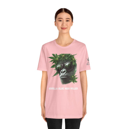 Gorilla Glue Elite Tee - Premium Airlume Cotton Cannabis Strain Culture Black Shirt