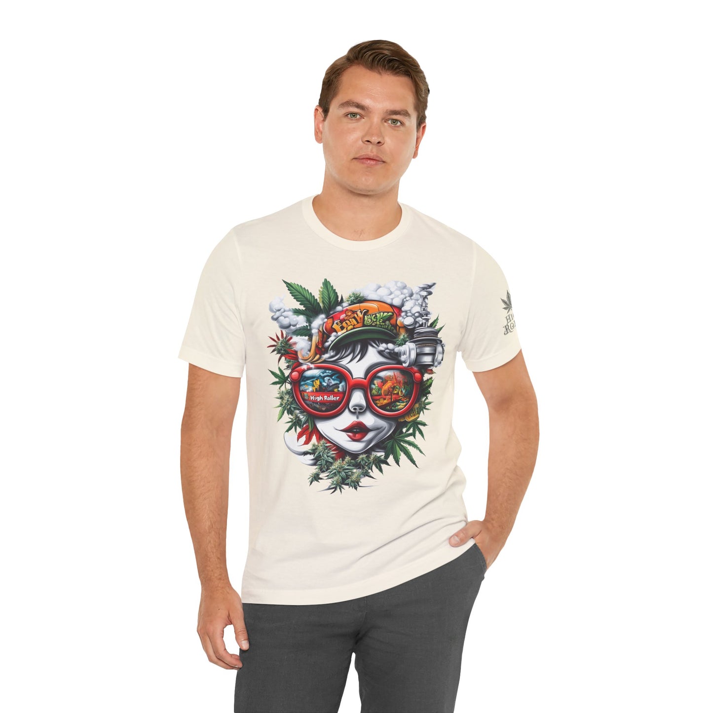 Vision Quest T-Shirt - Premium Airlume Cotton Cannabis Goddess Psychedelic Art Tee