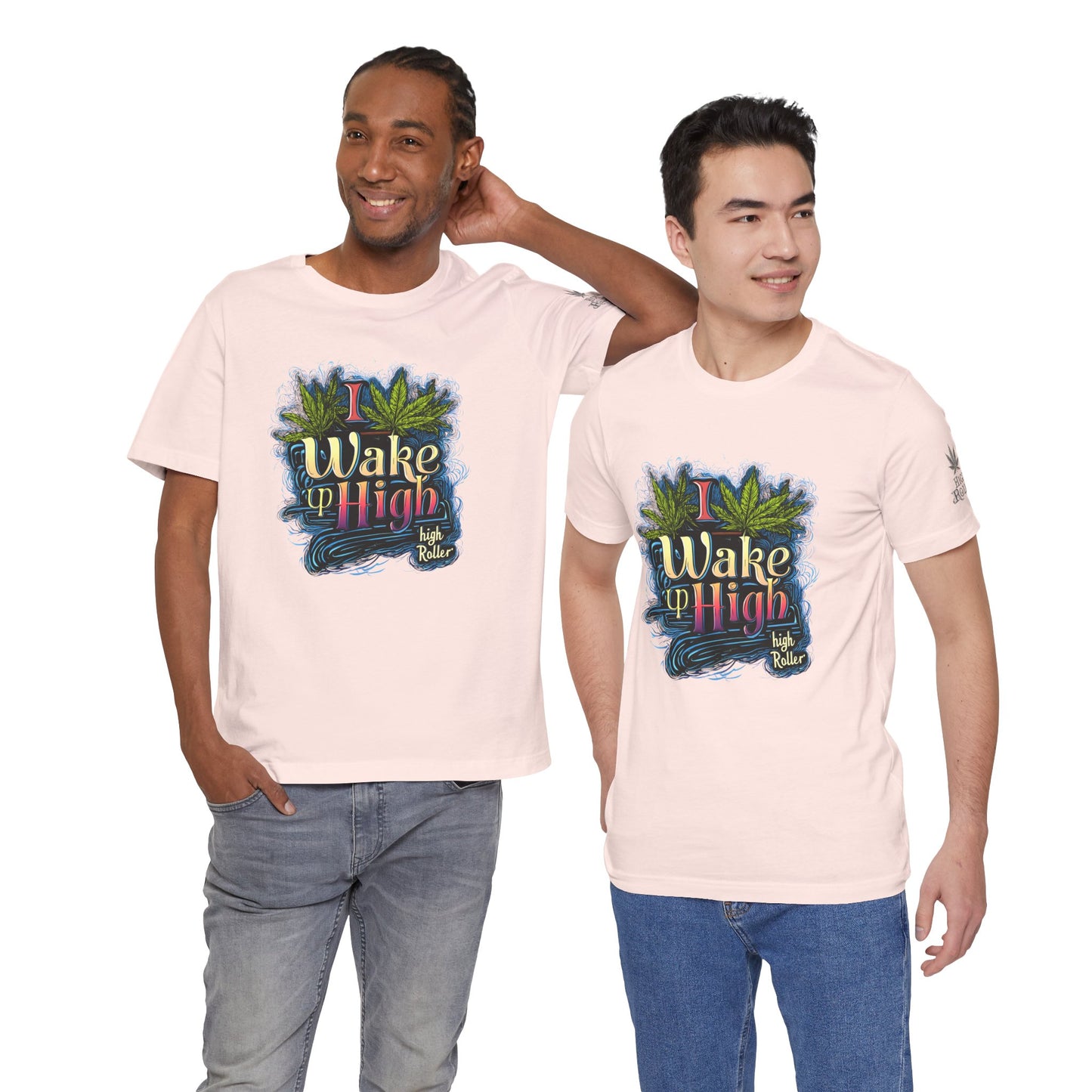 Wake Up High™ | Premium Cannabis Art Tee - Limited Edition | High Roller
