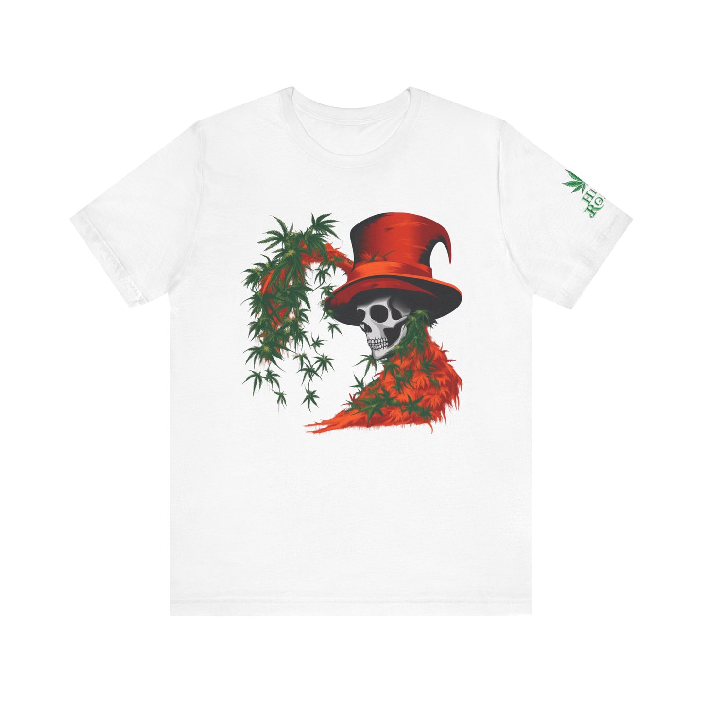 Top Hat Skull Tee - Premium Airlume Cotton Cannabis Culture Victorian Gothic Art