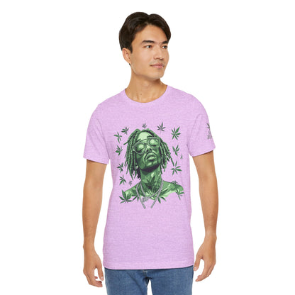 Elevated Vision Green Dream Tee - Premium Airlume Cotton Cannabis Culture Art