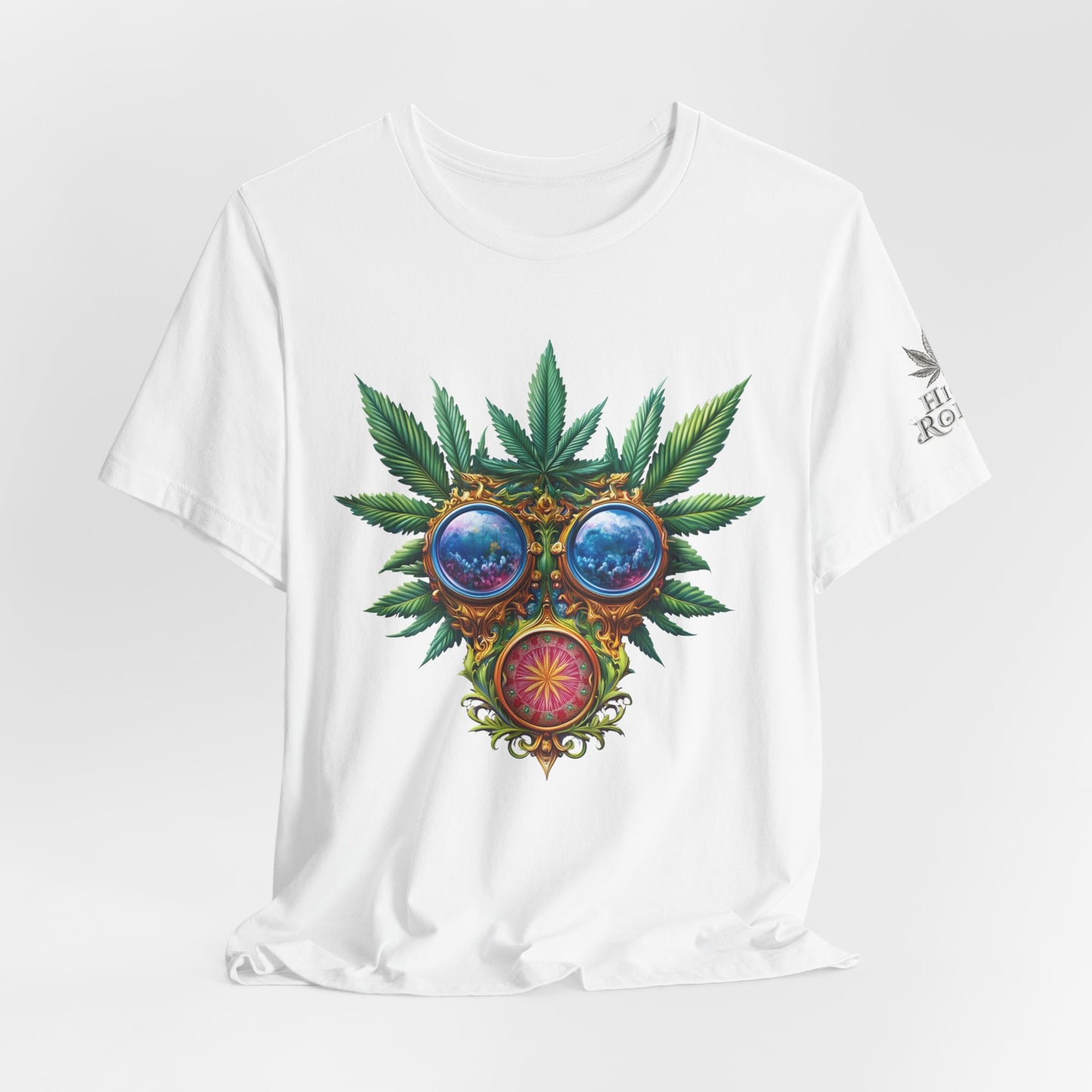 Third Eye Vision T-Shirt - Premium Airlume Cotton Cannabis Kaleidoscope Art Tee