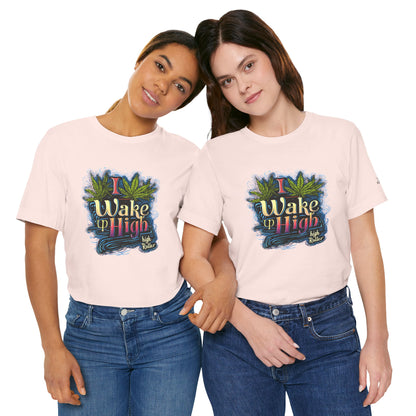 Wake Up High™ | Premium Cannabis Art Tee - Limited Edition | High Roller