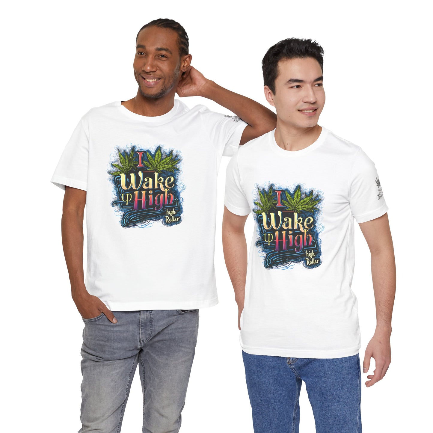 Wake Up High™ | Premium Cannabis Art Tee - Limited Edition | High Roller