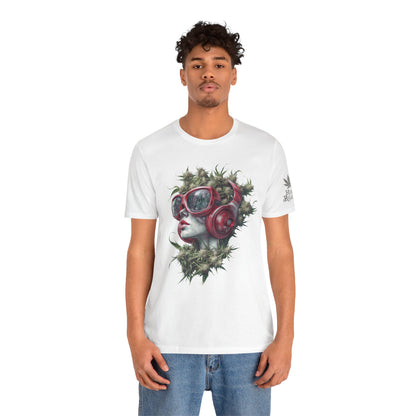 CANNABIS GODDESS TECH™ | PREMIUM FUTURISTIC ART TEE