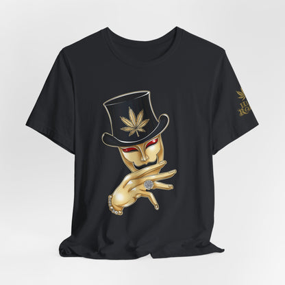 Golden Touch T-Shirt - Premium Airlume Cotton Cannabis Luxury Boss Art Tee