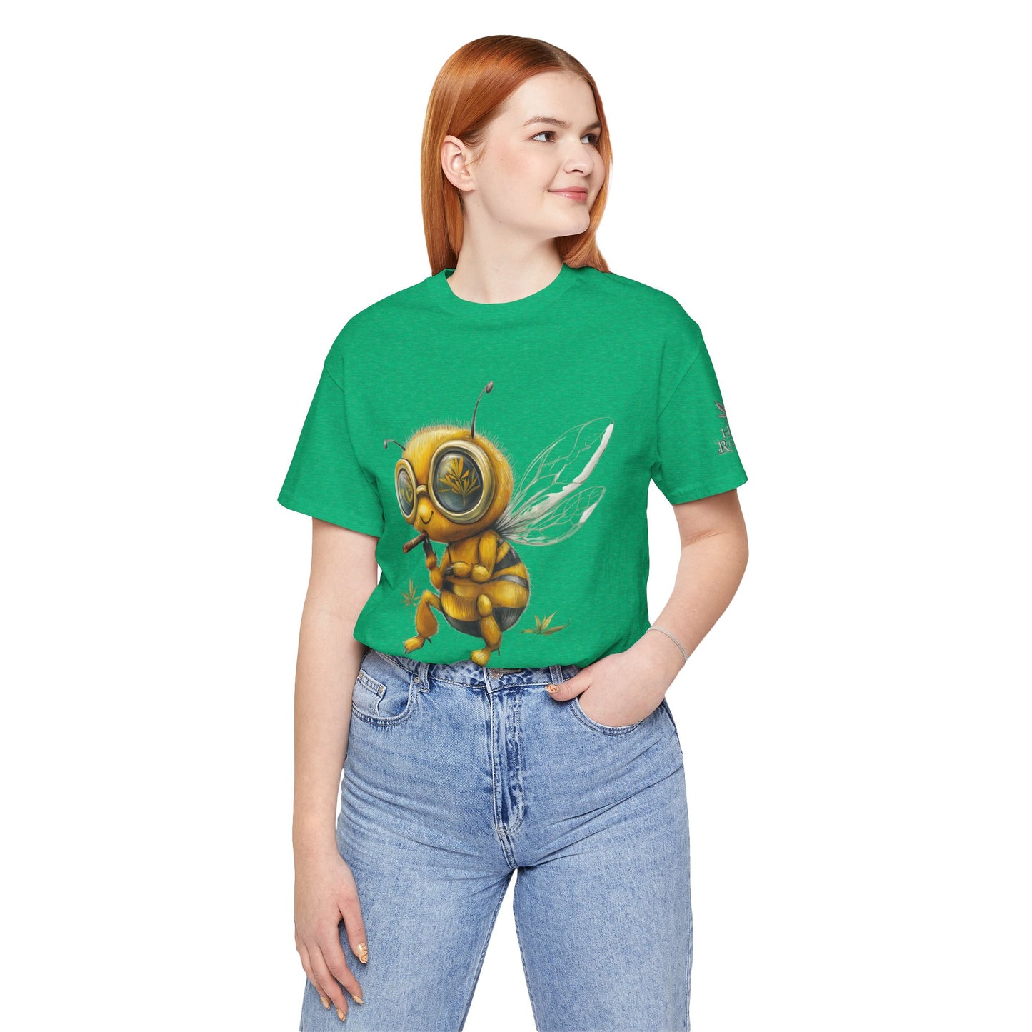 Could I BEE Any Higher - Funny Cannabis Bee 420 Unisex T-Shirt"