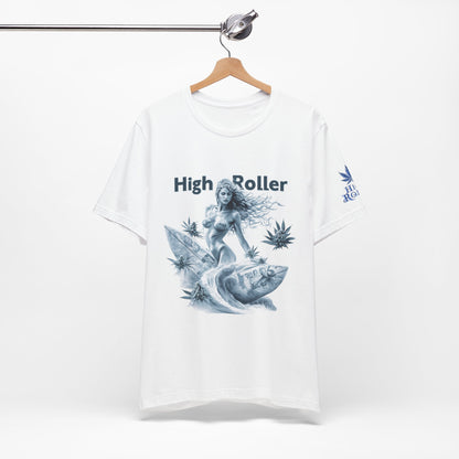 Cannabis Goddess Tee - Feminine Beauty Art Design | High Roller
