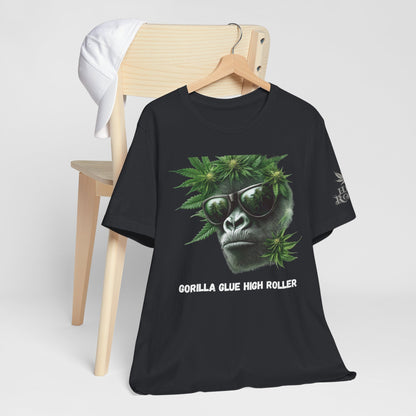 Gorilla Glue Elite Tee - Premium Airlume Cotton Cannabis Strain Culture Black Shirt