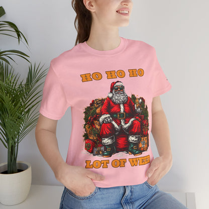 Ho Ho Ho Lot Of Weed Premium Cannabis Christmas T-Shirt