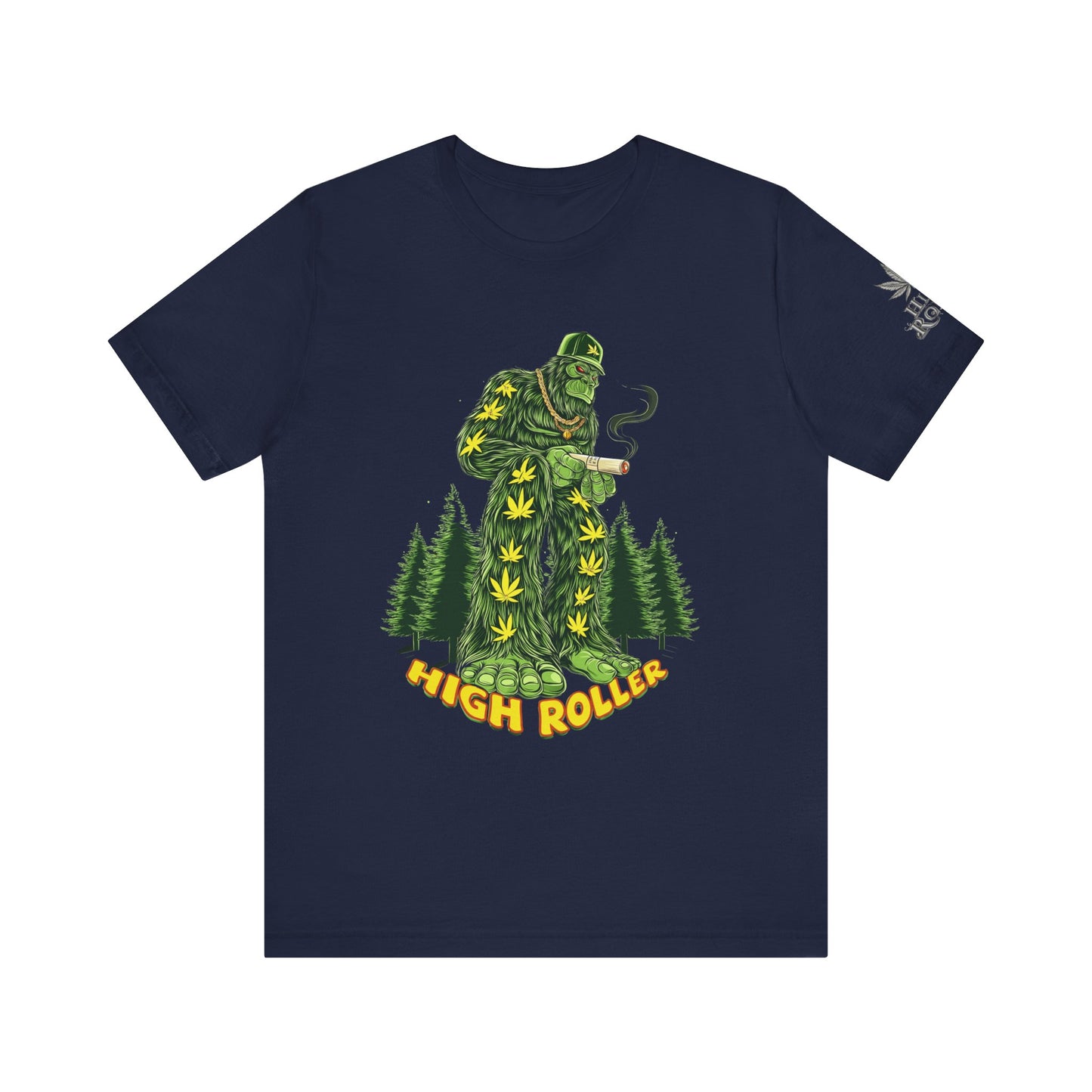 Cannabis Sasquatch Forest King T-Shirt - Premium Bigfoot 420 Lifestyle Apparel"