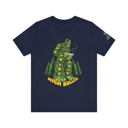 Cannabis Sasquatch Forest King T-Shirt - Premium Bigfoot 420 Lifestyle Apparel"