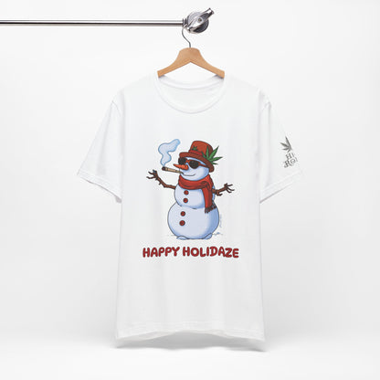 Happy Holidaze Premium Cannabis Christmas T-Shirt