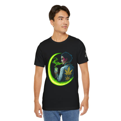 Cannabis Queen Commander T-Shirt - Premium Afrofuturistic 420 Lifestyle Apparel"