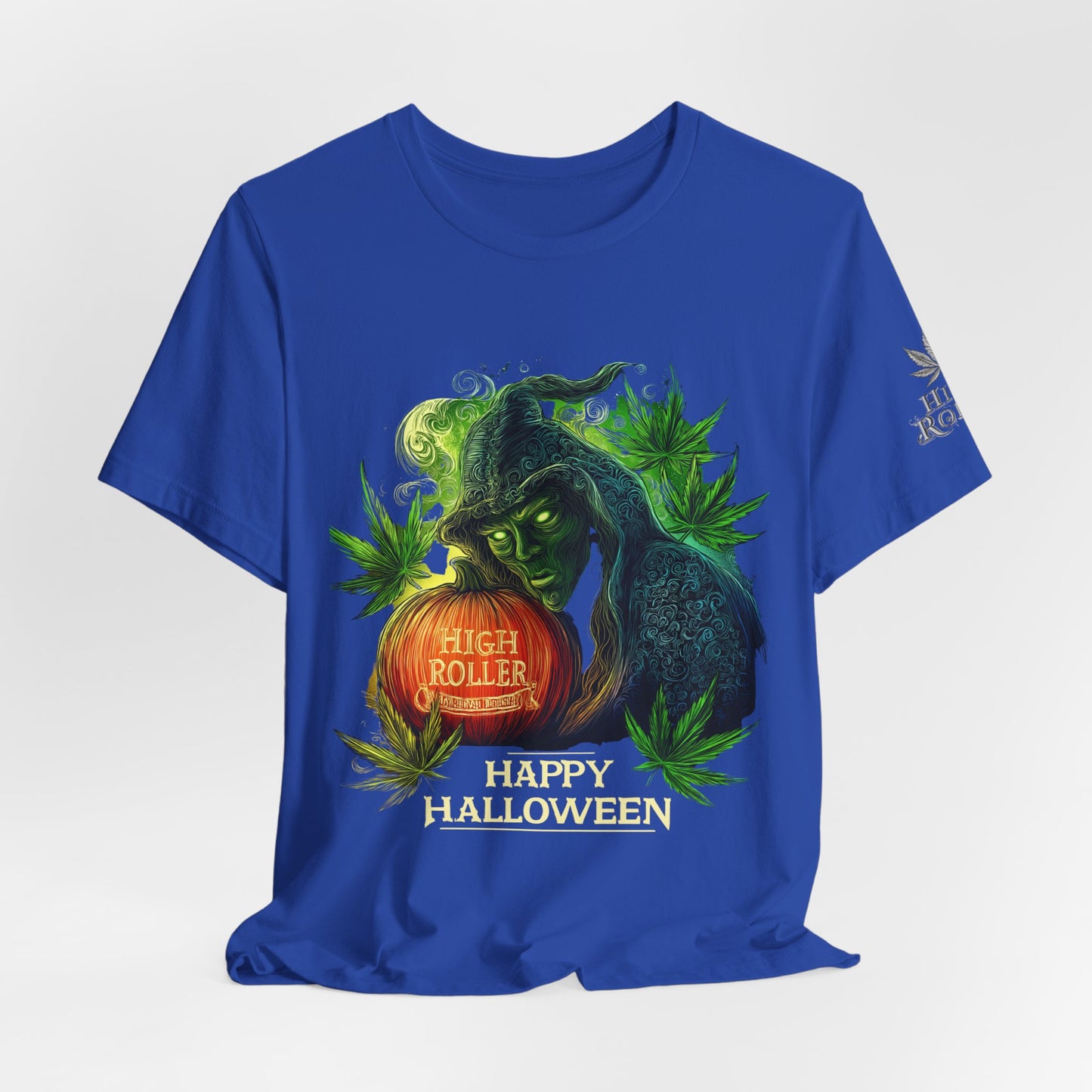 Cannabis Witch's Brew Halloween T-Shirt - Premium Spooky 420 Black Edition Apparel"