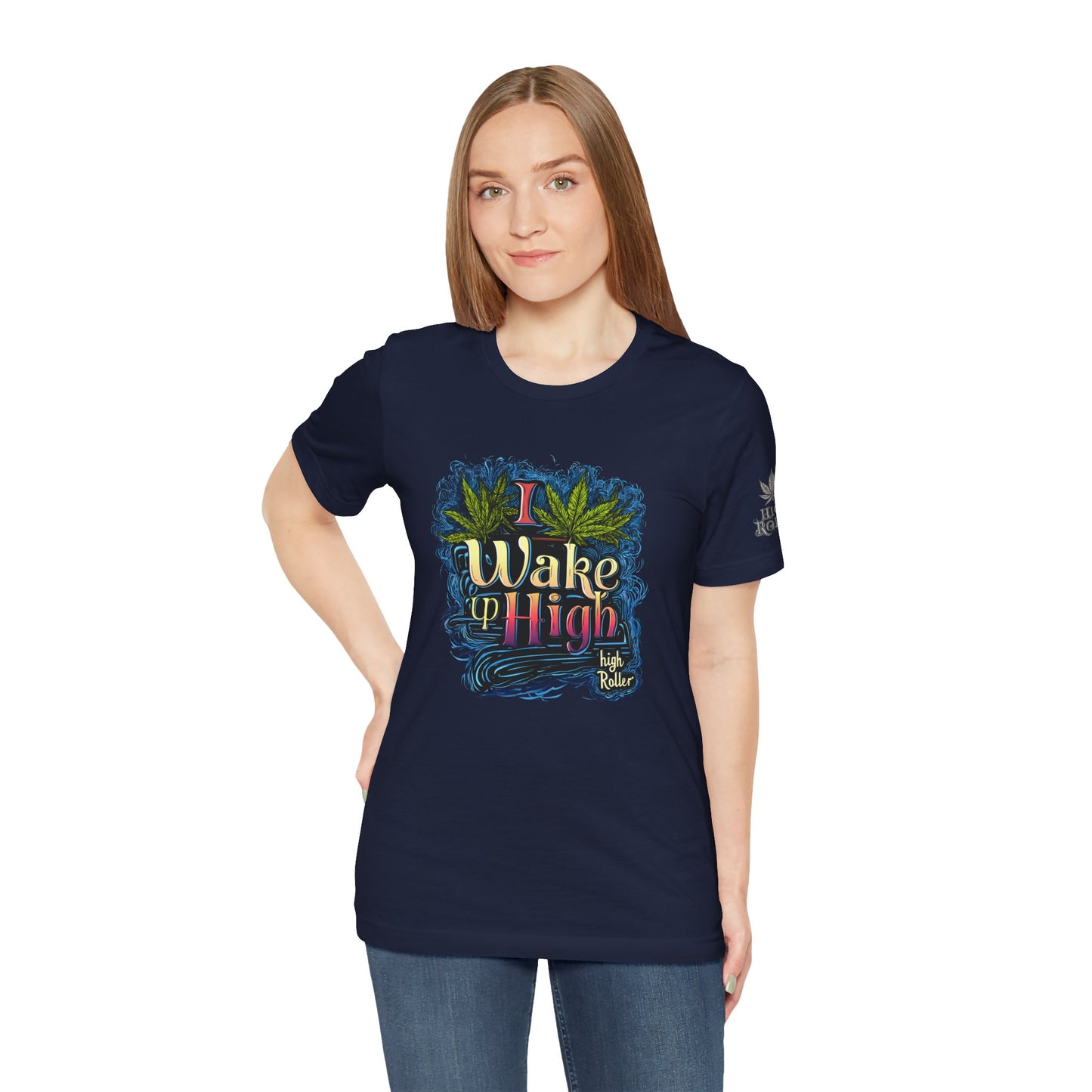 Wake Up High™ | Premium Cannabis Art Tee - Limited Edition | High Roller