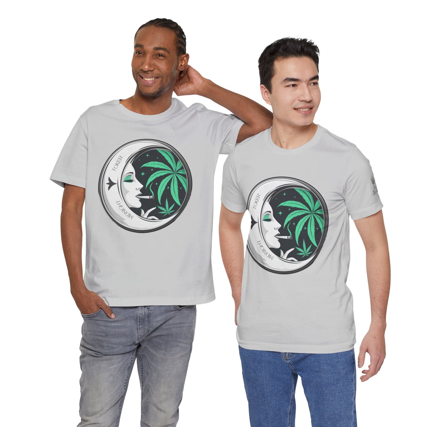 Toker Girl Coin Tee - Vintage Cannabis Portrait Art Design | High Roller