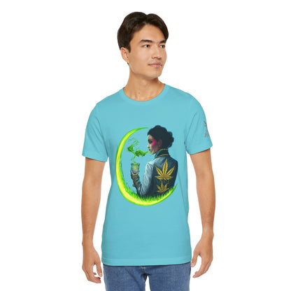 Cannabis Queen Commander T-Shirt - Premium Afrofuturistic 420 Lifestyle Apparel"