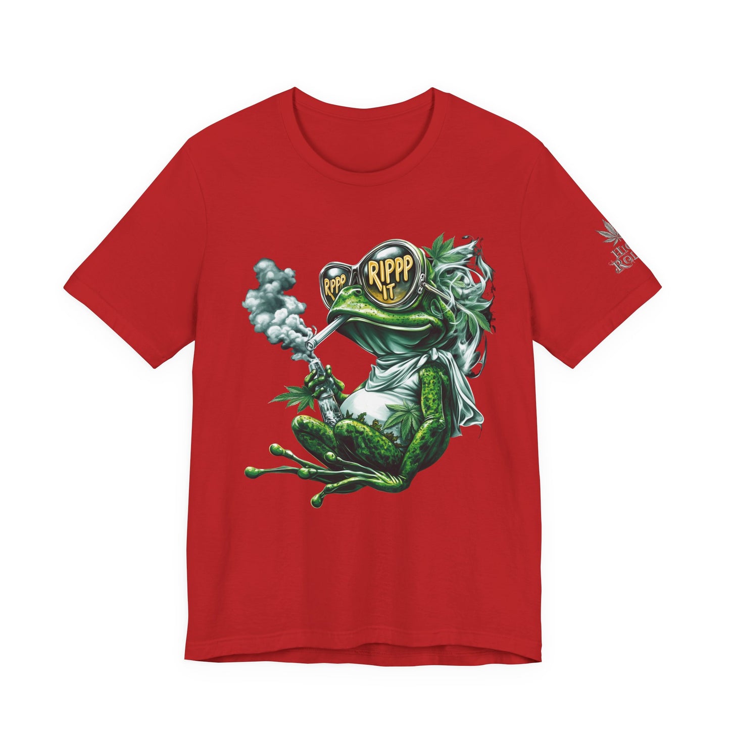 RIPPP IT Cosmic Frog Tee - Premium Airlume Cotton Cannabis Culture Streetwear