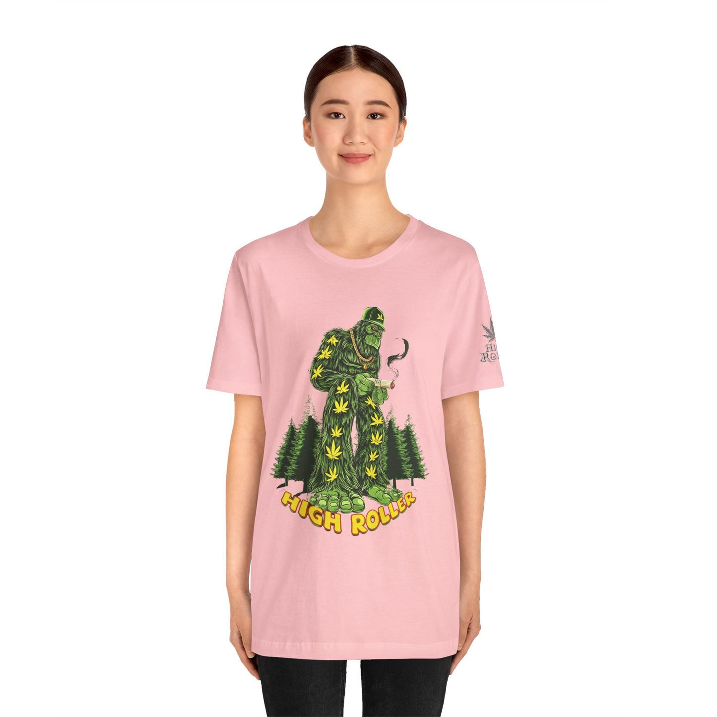 Cannabis Sasquatch Forest King T-Shirt - Premium Bigfoot 420 Lifestyle Apparel"