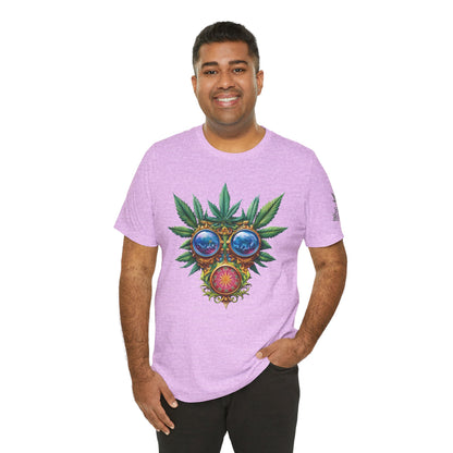 Third Eye Vision T-Shirt - Premium Airlume Cotton Cannabis Kaleidoscope Art Tee