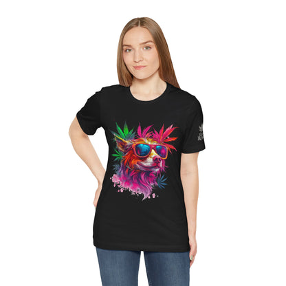 PSYCHEDELIC CANNABIS DOG™ | PREMIUM TRIPPY ART TEE