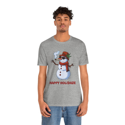 Happy Holidaze Premium Cannabis Christmas T-Shirt