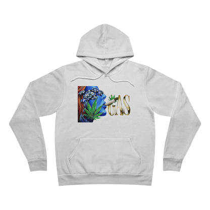 GAS Cannabis Strain - Blue Smoke Cloud 420 Unisex Pullover Hoodie