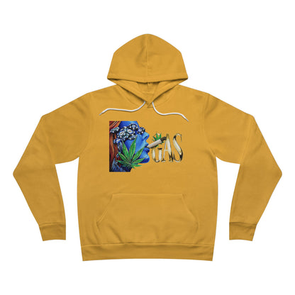GAS Cannabis Strain - Blue Smoke Cloud 420 Unisex Pullover Hoodie