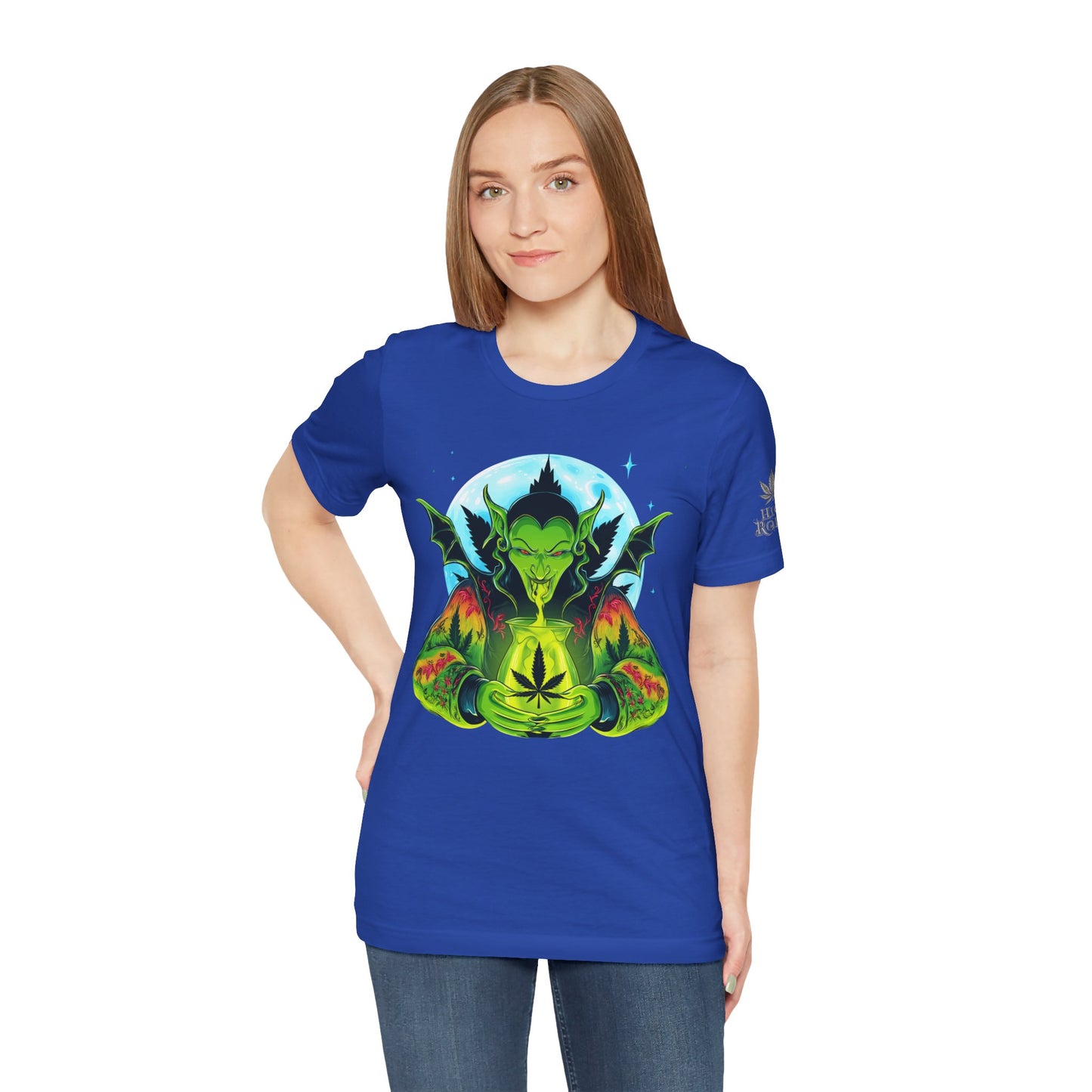 Mystic Dragon Guardian Cannabis Meditation T-Shirt - Premium Psychedelic 420 Apparel