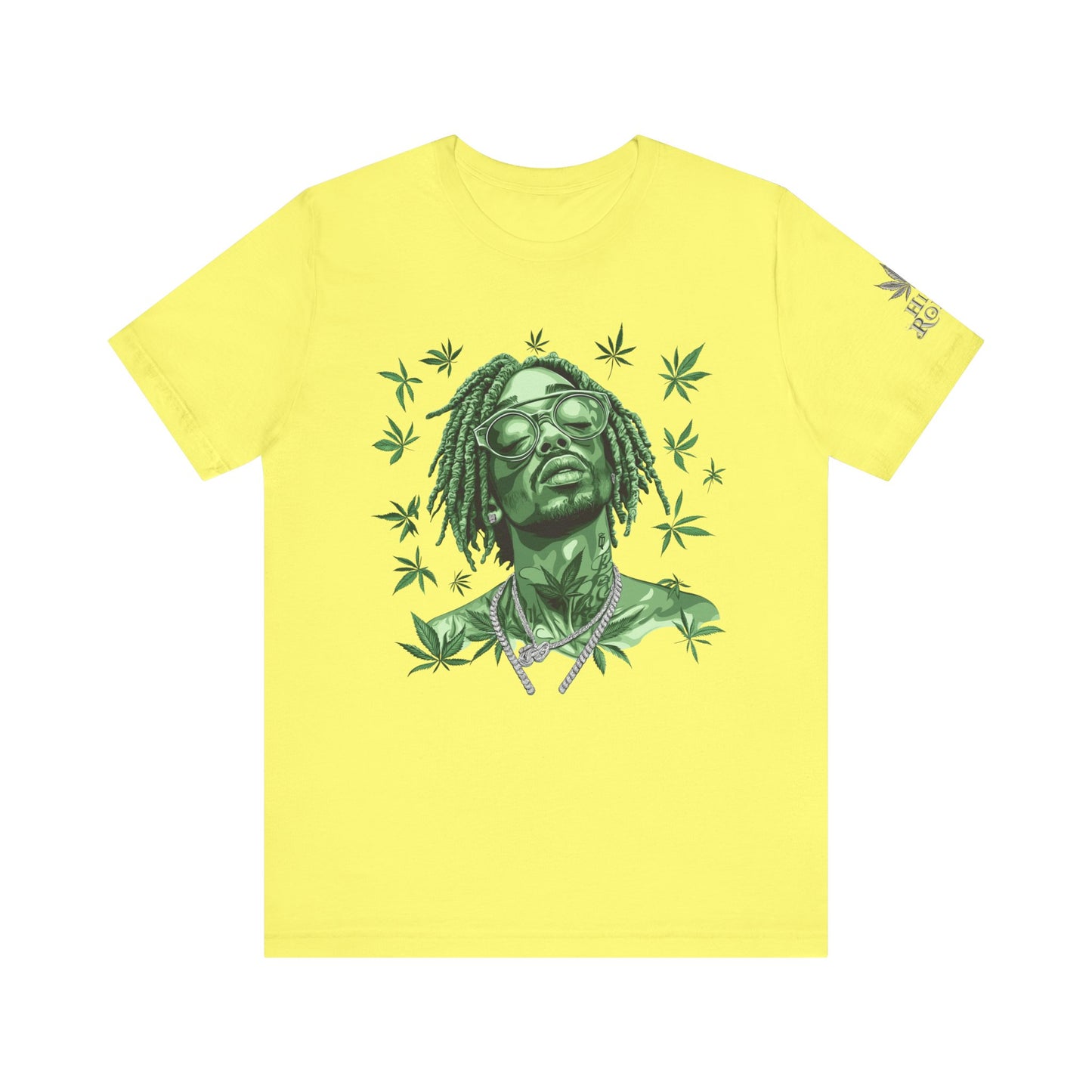 Elevated Vision Green Dream Tee - Premium Airlume Cotton Cannabis Culture Art