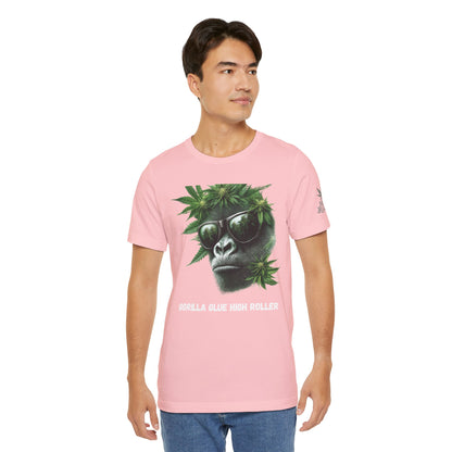 Gorilla Glue Elite Tee - Premium Airlume Cotton Cannabis Strain Culture Black Shirt