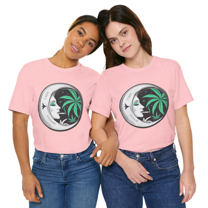 Toker Girl Coin Tee - Vintage Cannabis Portrait Art Design | High Roller