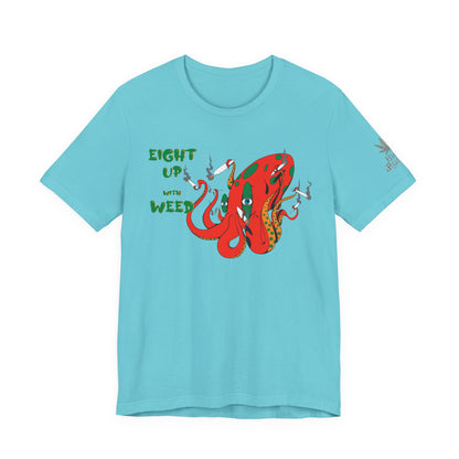 Eight Up Octopus Tee - Premium Airlume Cotton Cannabis Culture Streetwear