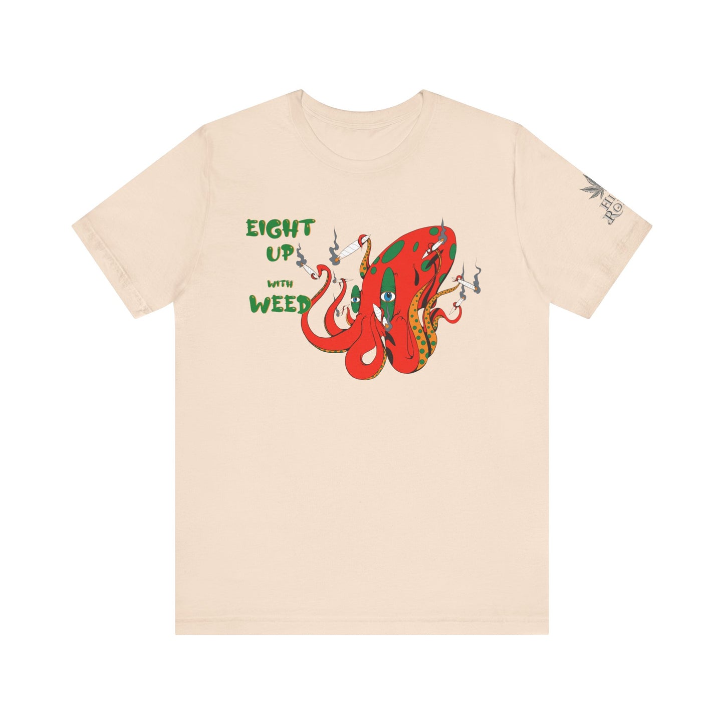 Eight Up Octopus Tee - Premium Airlume Cotton Cannabis Culture Streetwear