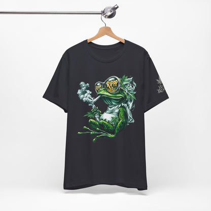 RIPPP IT Cosmic Frog Tee - Premium Airlume Cotton Cannabis Culture Streetwear