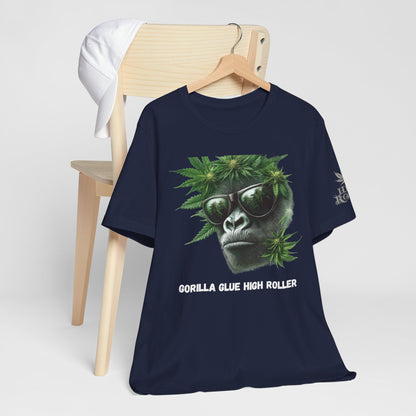 Gorilla Glue Elite Tee - Premium Airlume Cotton Cannabis Strain Culture Black Shirt