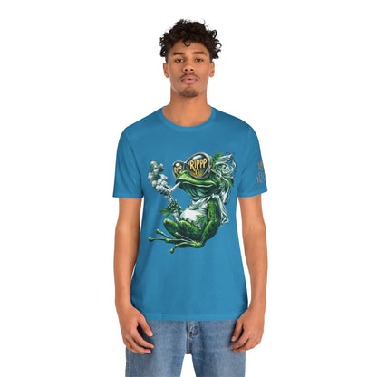 RIPPP IT Cosmic Frog Tee - Premium Airlume Cotton Cannabis Culture Streetwear