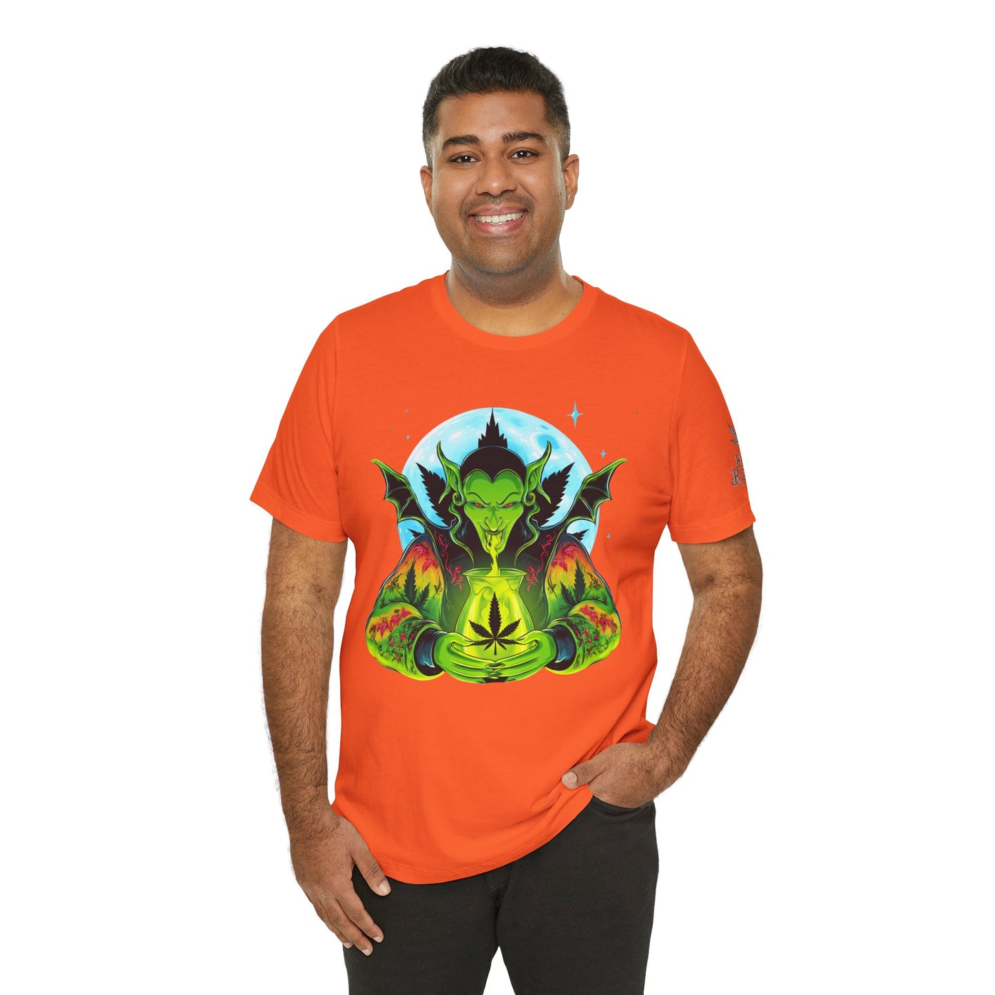 Mystic Dragon Guardian Cannabis Meditation T-Shirt - Premium Psychedelic 420 Apparel