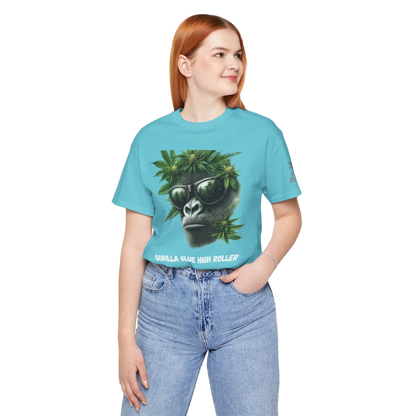 Gorilla Glue Elite Tee - Premium Airlume Cotton Cannabis Strain Culture Black Shirt