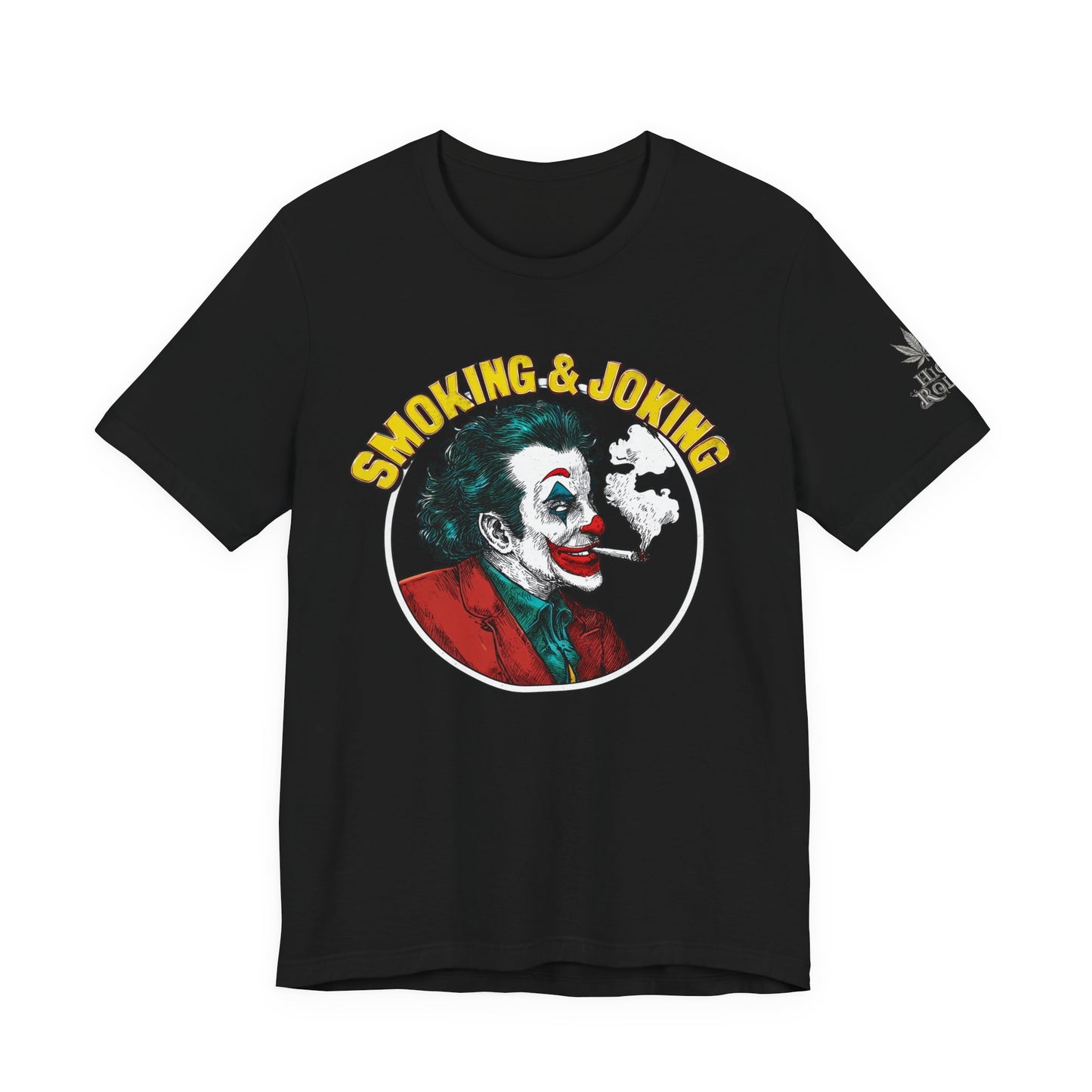 Smoking & Joking T-Shirt - Premium Airlume Cotton Cannabis Villain Pop Art Tee